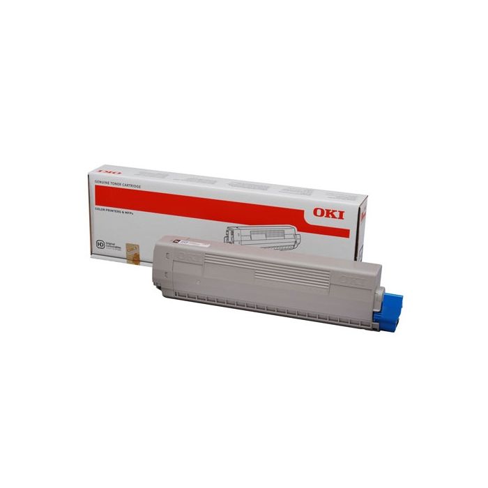 OKI C822 Negro Cartucho de Toner Original - 44844616