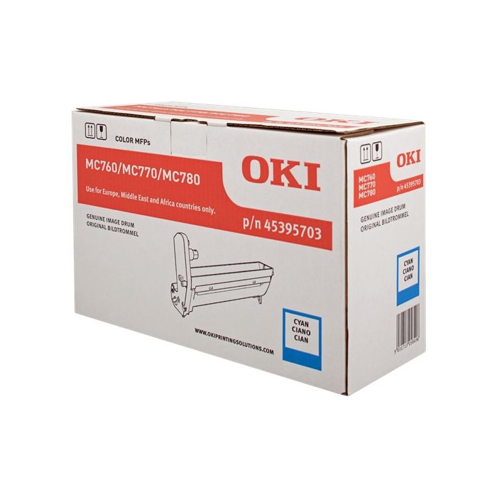 OKI MC760/MC770/MC780 Cyan Tambor de Imagen Original - 45395703