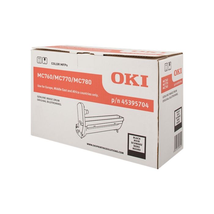 OKI MC760/MC770/MC780 Negro Tambor de Imagen Original - 45395704