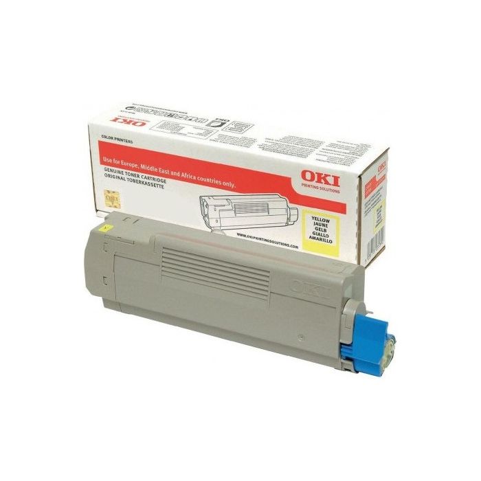 OKI C712 Amarillo Cartucho de Toner Original - 46507613