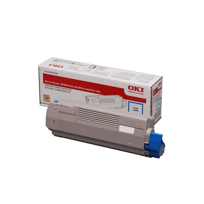 OKI C712 Cyan Cartucho de Toner Original - 46507615