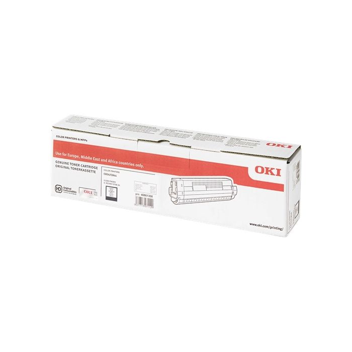 OKI C834/C844 Negro Cartucho de Toner Original - 46861308