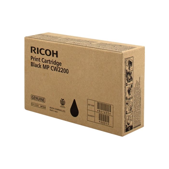 Ricoh Aficio MP-CW2200SP Negro Cartucho de Tinta Original - 841635/MP CW2200BK
