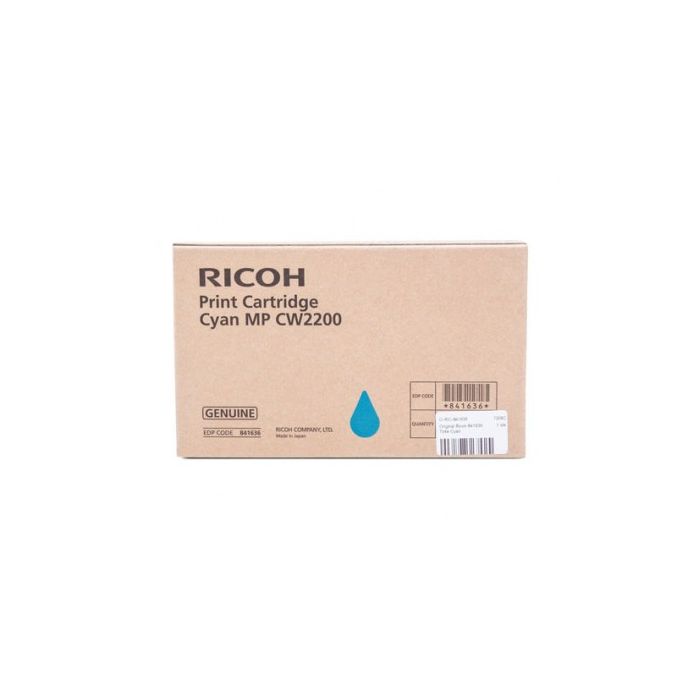 Ricoh Aficio MP-CW2200SP Cyan Cartucho de Tinta Original - 841636/MP CW2200C