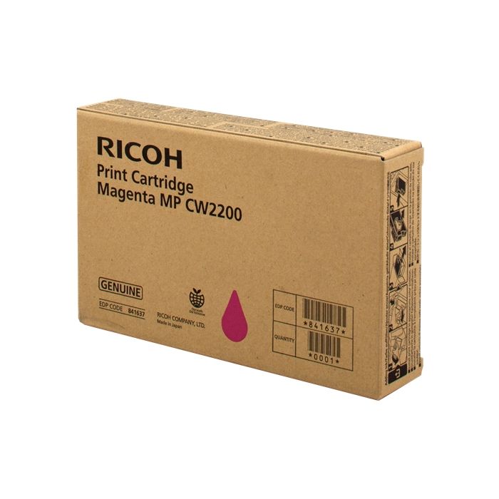 Ricoh Aficio MP-CW2200SP Magenta Cartucho de Tinta Original - 841637/MP CW2200M