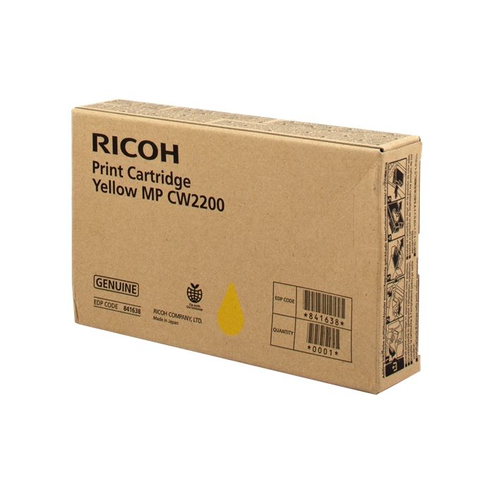 Ricoh Aficio MP-CW2200SP Amarillo Cartucho de Tinta Original - 841638/MP CW2200Y