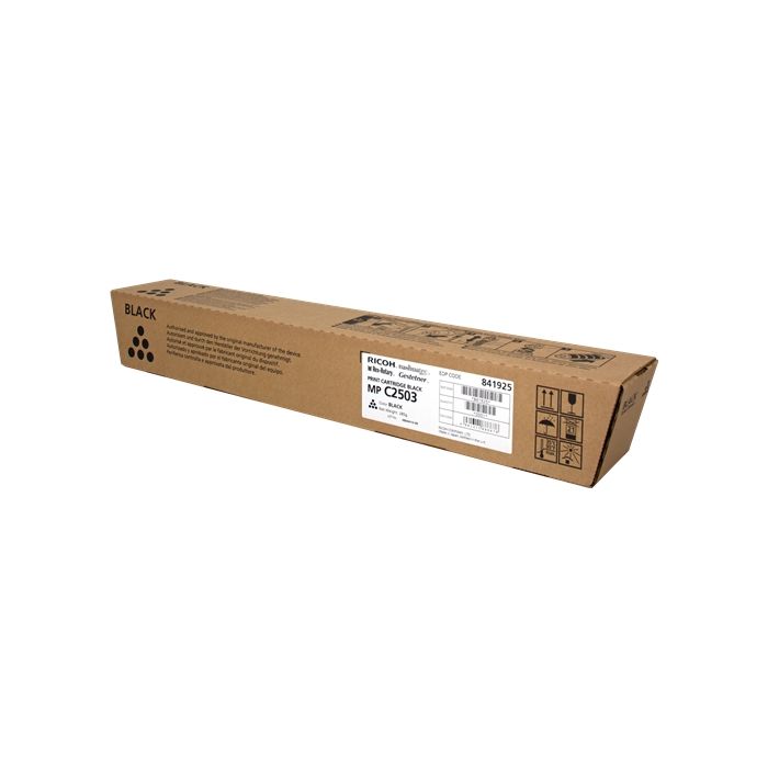 Ricoh Aficio MP-C2503SP/MP-C2003SP/MP-C2004SP/MP-C2504SP Negro Cartucho de Toner Original - 841925/841918