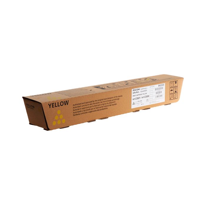 Ricoh Aficio MP-C2800/MP-C3300/MP-C3001/MP-C3501 Amarillo Cartucho de Toner Original - 841125/842044/841425