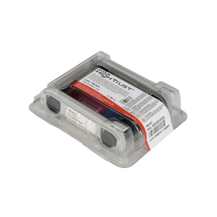 Evolis YMCKO Cartucho de Cinta Original - 200 Impresiones - R5H004NAA