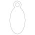 Apli Etiquetas Colgantes Blancas 11 x 24mm 1.000 U.