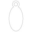 Apli Etiquetas Colgantes Blancas 11 x 24mm 1.000 U.