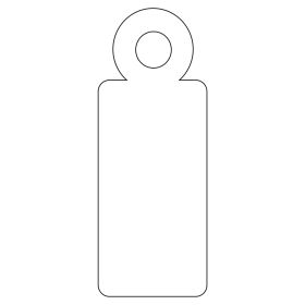 Apli Etiquetas Colgantes Blancas 9 x 24mm 1.000 U.