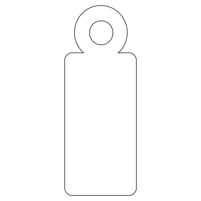 Apli Etiquetas Colgantes Blancas 9 x 24mm 1.000 U.
