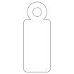 Apli Etiquetas Colgantes Blancas 9 x 24mm 1.000 U.