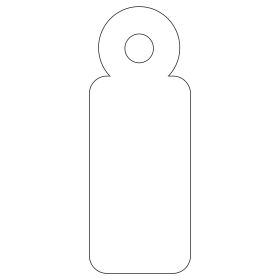 Apli Etiquetas Colgantes Blancas 11 x 29mm 1.000 U.