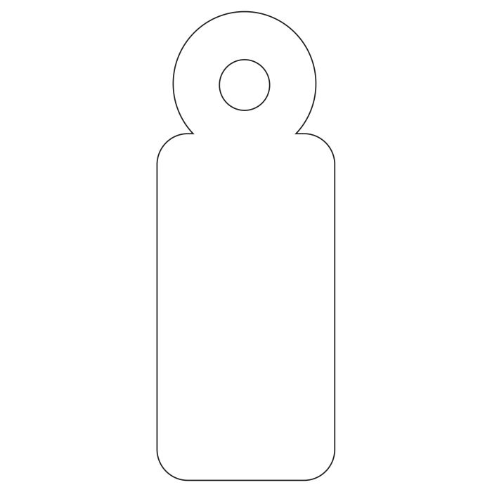 Apli Etiquetas Colgantes Blancas 11 x 29mm 1.000 U.