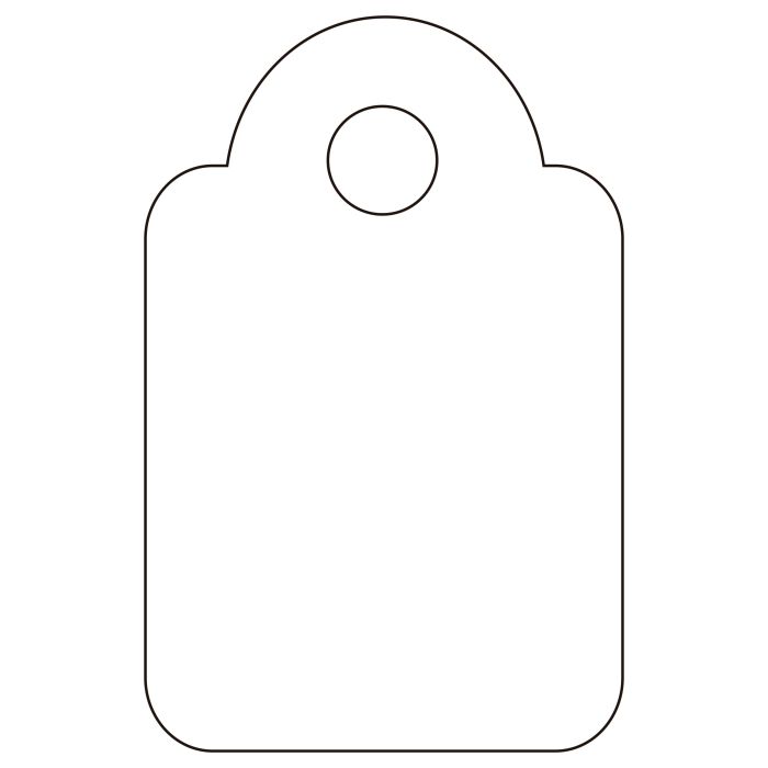 Apli Etiquetas Colgantes Blancas 13 x 20mm 1.000 U.