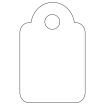 Apli Etiquetas Colgantes Blancas 13 x 20mm 1.000 U.