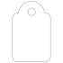 Apli Etiquetas Colgantes Blancas 15 x 24mm 1.000 U.