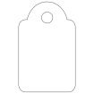 Apli Etiquetas Colgantes Blancas 15 x 24mm 1.000 U.