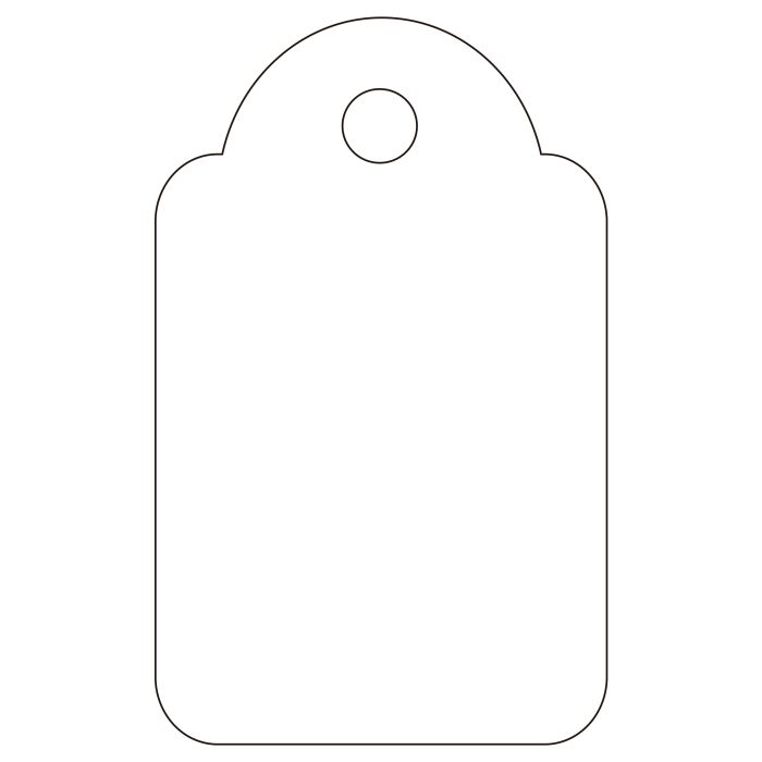 Apli Etiquetas Colgantes Blancas 18 x 29mm 1.000 U.
