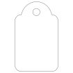 Apli Etiquetas Colgantes Blancas 18 x 29mm 1.000 U.