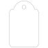 Apli Etiquetas Colgantes Blancas 22 x 35mm 500 U.
