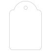 Apli Etiquetas Colgantes Blancas 28 x 43mm 500 U.