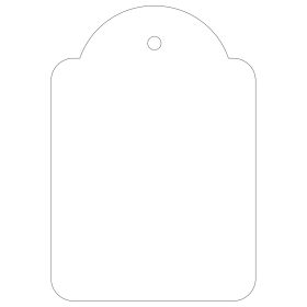 Apli Etiquetas Colgantes Blancas 45 x 65mm 400 U.