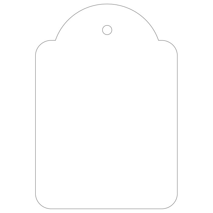 Apli Etiquetas Colgantes Blancas 45 x 65mm 400 U.