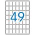 Apli Etiquetas A5 Blancas 19.0 x 27.0mm 15 Hojas