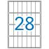 Apli Etiquetas A5 Blancas 20.0 x 50.0mm 15 Hojas