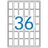 Apli Etiquetas A5 Blancas 22.0 x 32.0mm 15 Hojas