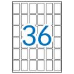 Apli Etiquetas A5 Blancas 22.0 x 32.0mm 15 Hojas