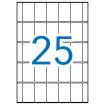Apli Etiquetas A5 Blancas 25.0 x 40.0mm 15 Hojas