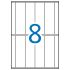Apli Etiquetas A5 Blancas 31.0 x 100.0mm 15 Hojas