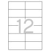 Apli Etiquetas Blancas Permanentes 97.0 x 42.4mm 25 Hojas