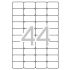 Apli Etiquetas Translucidas Resistentes Intemperie 48.5 x 25.4mm 20 Hojas