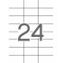 Apli Etiquetas Translucidas Resistentes Intemperie 70.0 x 37.0mm 20 Hojas