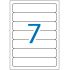 Apli Etiquetas Blancas para Archivo 190.0 x 38.0mm 25 Hojas
