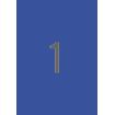Apli Etiquetas Azules Permanentes 210.0 x 297.0mm 20 Hojas