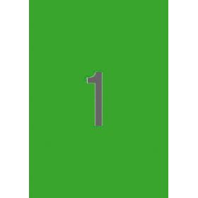 Apli Etiquetas Verdes Permanentes 210.0 x 297.0mm 20 Hojas
