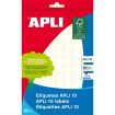 Apli Etiquetas 10 Blancas Ø 10.0mm 10 Hojas