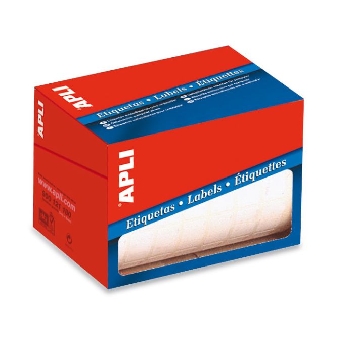 Apli Rollo Etiquetas Blancas Permanentes 31.0 x 100.0mm