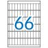 Apli Etiquetas A5 Blancas 12.0 x 30.0mm 15 Hojas