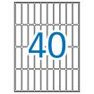 Apli Etiquetas A5 Blancas 13.0 x 50.0mm 15 Hojas