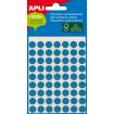Apli Etiquetas Minibolsa Azules Ø 8.0mm 3 Hojas