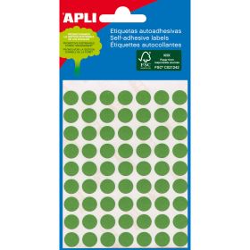 Apli Etiquetas Minibolsa Verdes Ø 8.0mm 3 Hojas