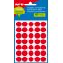 Apli Etiquetas Minibolsa Rojas Ø 13.0mm 5 Hojas