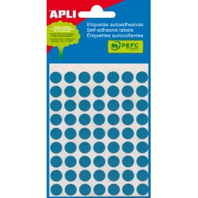Apli Etiquetas Minibolsa Azules 34.0 x 67.0mm 5 Hojas